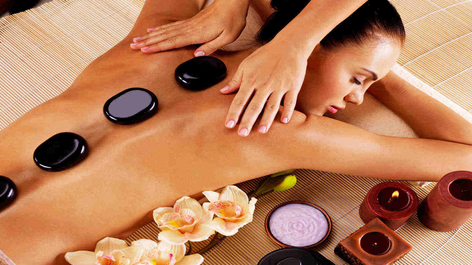 ruby flower spa hot stone massage service in ajman